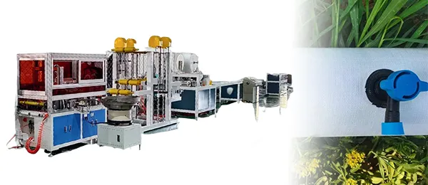 Máquina para fabricación mangueras planas preperforadas