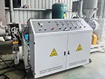 Máquina para fabricación de mangueras planas de PE