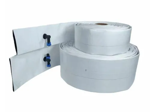 Manguera plana preperforada
